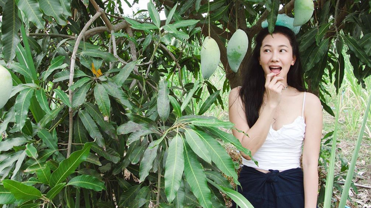 เปิดสวนมะม่วง นุ่น วรนุช ที่นครปฐม แต่ชุดที่ใส่ขโมยซีนจนชาวเน็ตแซว
