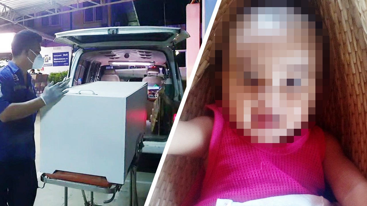 หนูน้อยวัยขวบกว่าโดนต้นทุเรียนทับตายที่ชุมพร ครอบครัวยากจนไม่มีเงินทำศพ