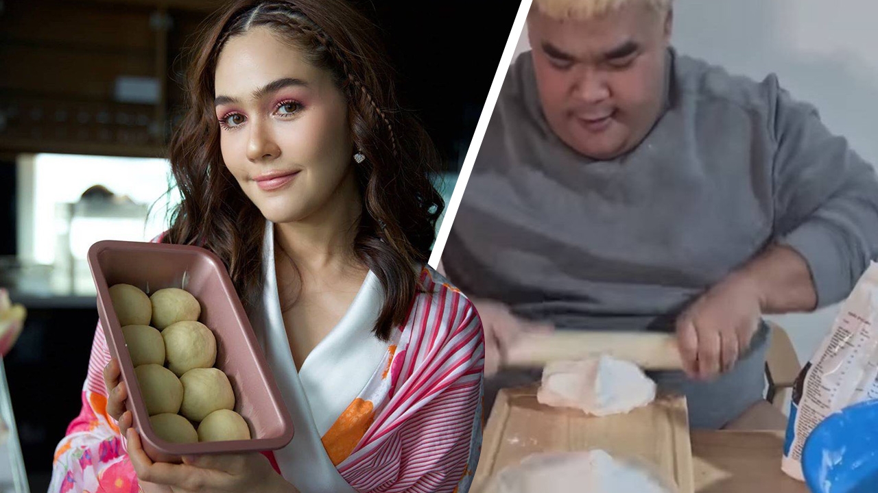 ปิงปอง โชว์ลีลานวดแป้งทำขนมปังเหมือน ชมพู่ แต่งานนี้ฮาหนักมาก (คลิป)