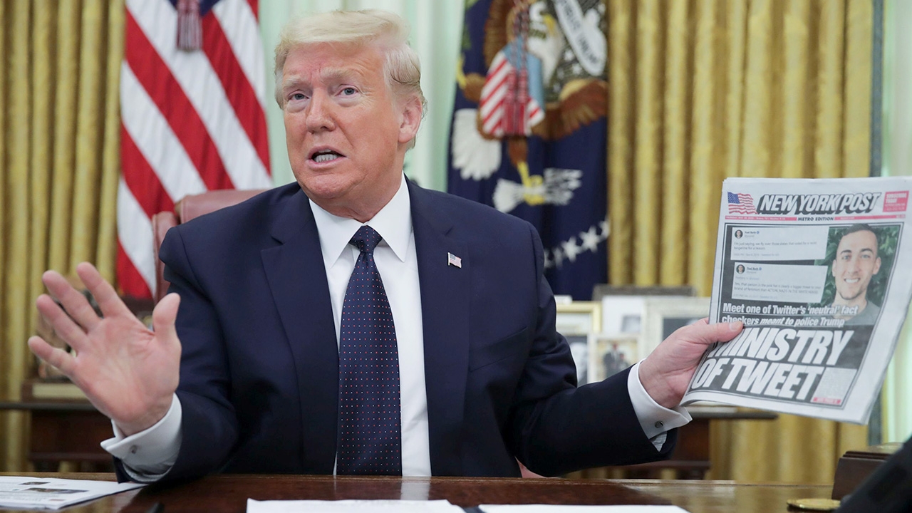 ทรัมป์เอาจริง ลงนามคำสั่งพิเศษจัดการโซเชียลมีเดีย หลังมีปัญหาทวิตเตอร์