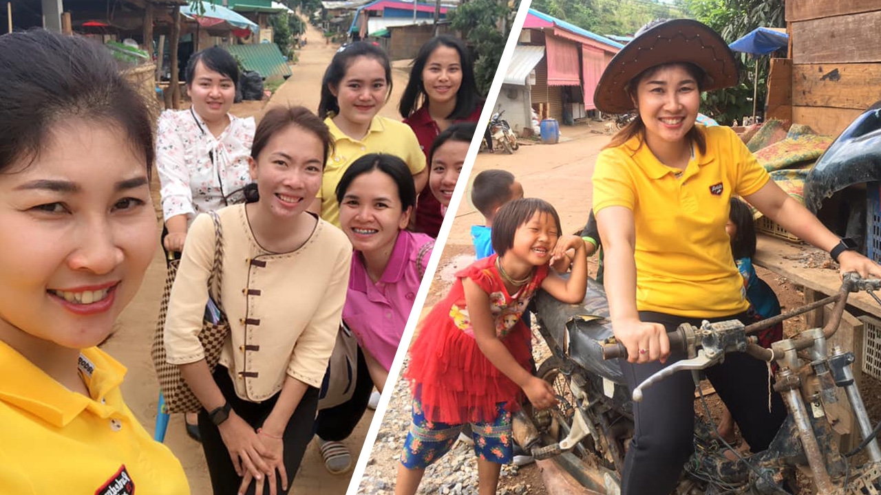 แห่ชม 'ครู' คนสวย ขี่มอเตอร์ไซค์ขึ้นดอย ตามศิษย์กลับมาเรียน 1 ก.ค.นี้