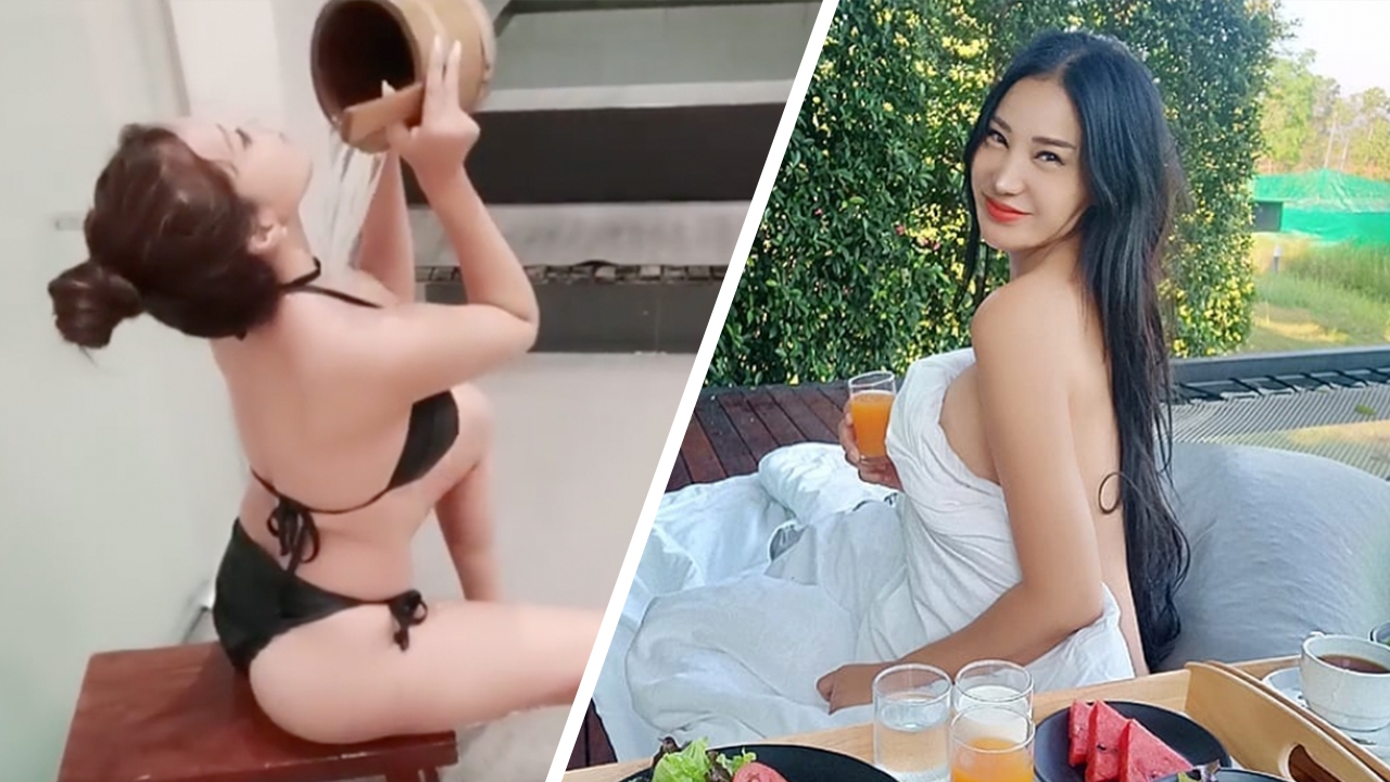 มิติใหม่ดาราไทย เปิ้ล ไอริณ ปล่อยคลิปตัวเองตอนอาบน้ำแร่