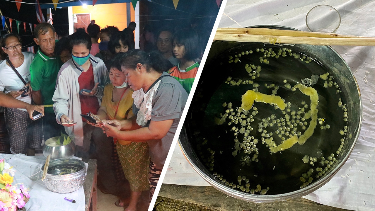 แห่ขอเลขตะเคียนทอง "แม่ศรีสุดา-แม่สุธีพร" คอหวยลุ้นรวย ถูกงวดที่ 6