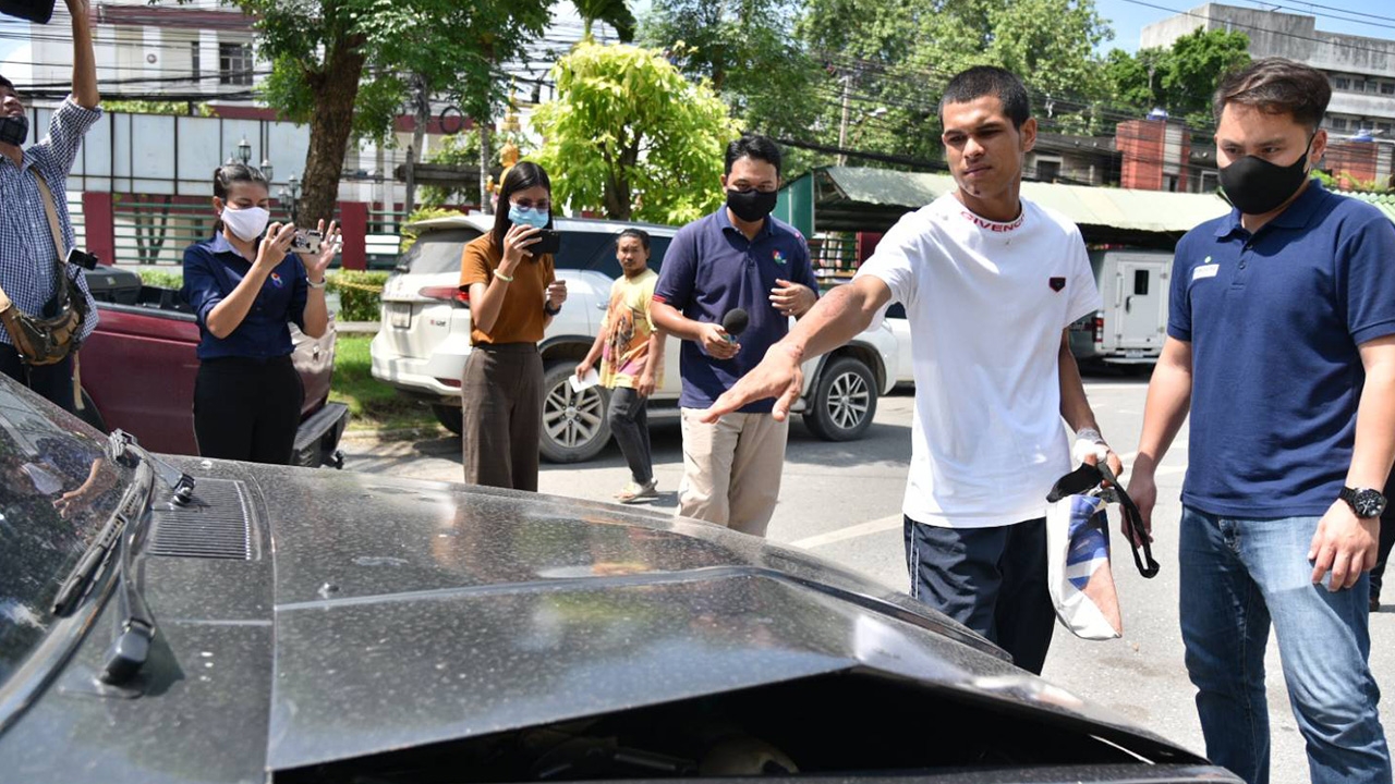 จี้มอบตัว คนขับเก๋งชนสาวท้องตายทั้งกลม หนุ่มใหญ่เจ้าของตาย เพื่อนยืมใช้ไม่คืน