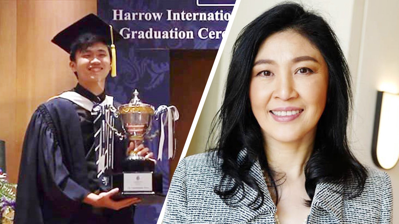 “ยิ่งลักษณ์” แสนภูมิใจ “น้องไปป์” เรียนจบนานาชาติ มีรางวัลพิเศษการันตี