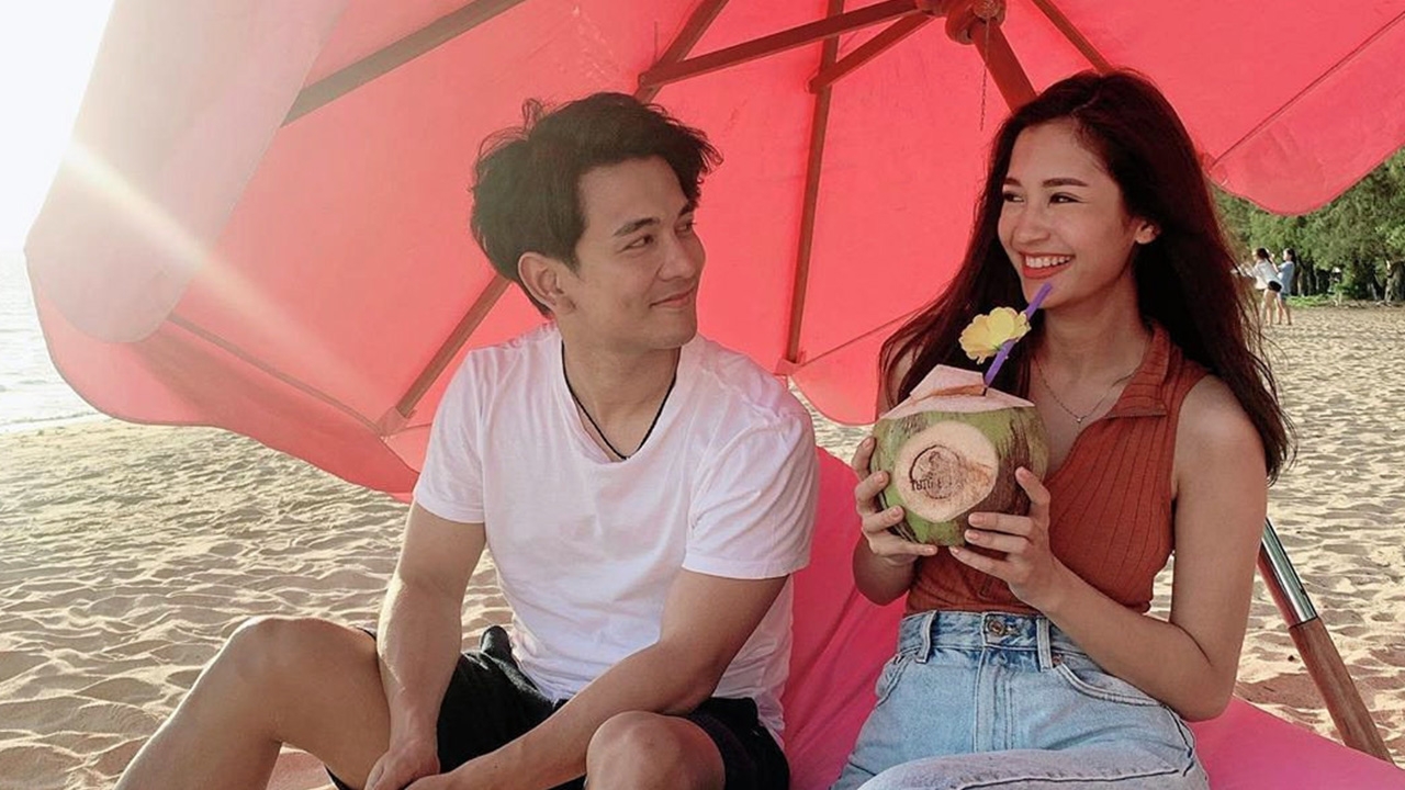 ทริปแรกของการหวนกลับมาคืนดี "กัน นภัทร" ควง "มารี เบิร์นเนอร์" ไปเที่ยวทะเล