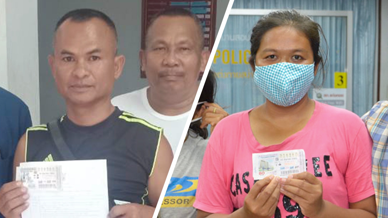 คุณแม่เลี้ยงเดี่ยว กับ ดาบตำรวจ ถูกหวยรางวัลที่ 1 รับไปเลยคนละ 6 ล้าน