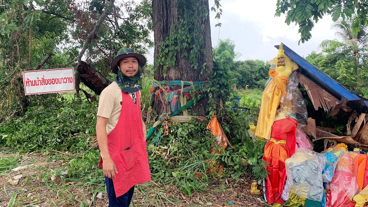 หนุ่มขอโชคแม่ตะเคียน บอกถ้าถูกหวยจะมาทำศาลให้ใหม่ ปรากฏถูกจริงได้เยอะ