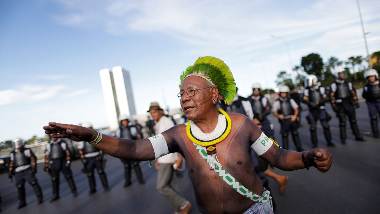 'เปาลินโญ่ ไปยาคาน' หัวหน้าเผ่าผู้ปกป้องป่าแอมะซอน ติดโควิดเสียชีวิต