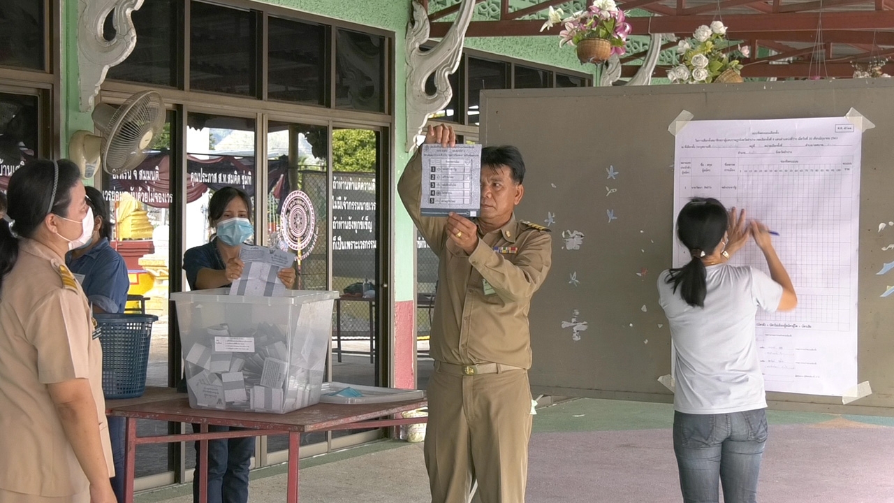 ปธ.กกต.พอใจ คนใช้สิทธิ์เลือกตั้งซ่อมลำปาง ปิดหีบ 2 พรรค ลุ้นคะแนนสูสี 
