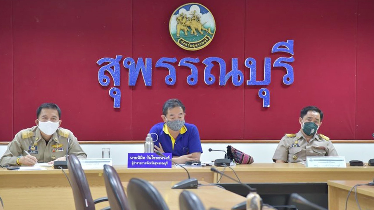 ผู้ว่าฯ สุพรรณฯ เตือนตลาดนัดไม่ให้ความร่วมมือป้องกันโควิด-19 สั่งปิดแน่