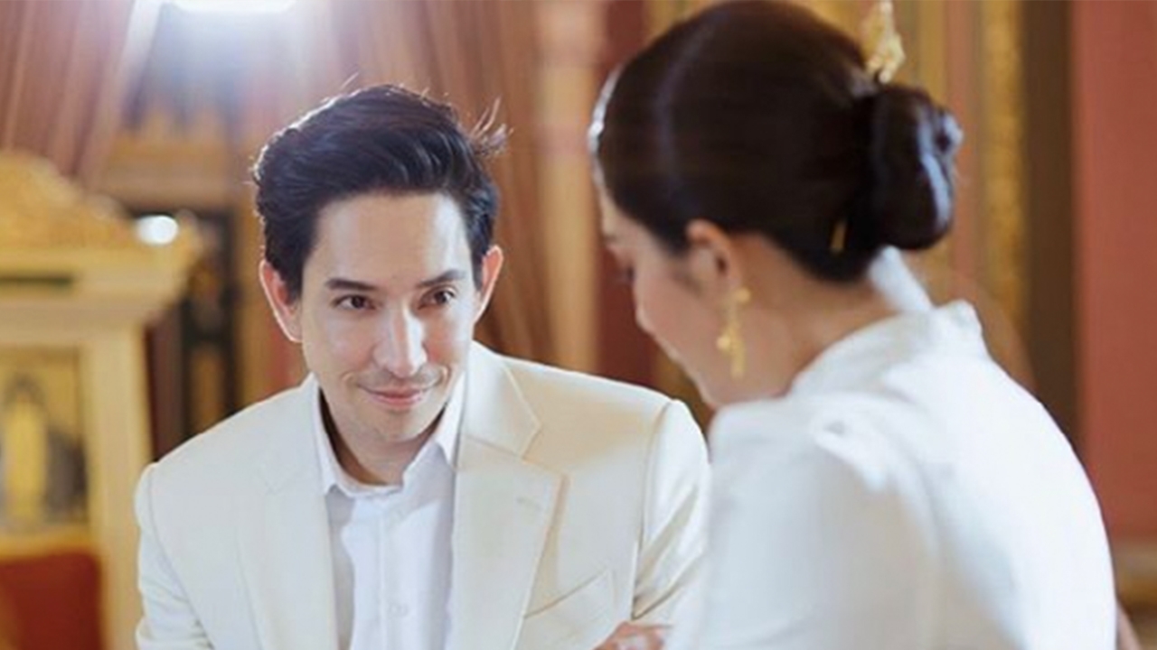 หลุยส์ สก๊อต เผยภาพแต่งงานชุดใหม่ สายตาจับใจที่มองเจ้าสาว นุ่น รมิดา