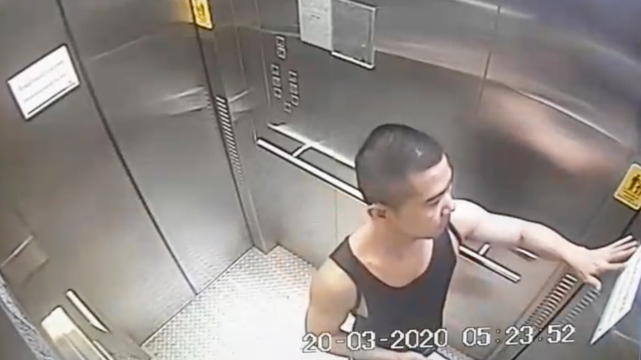 กักขัง 15 วัน หนุ่มป้ายน้ำลายทั่วลิฟต์บีทีเอส ผลตรวจออกแล้วไม่ติดโควิด