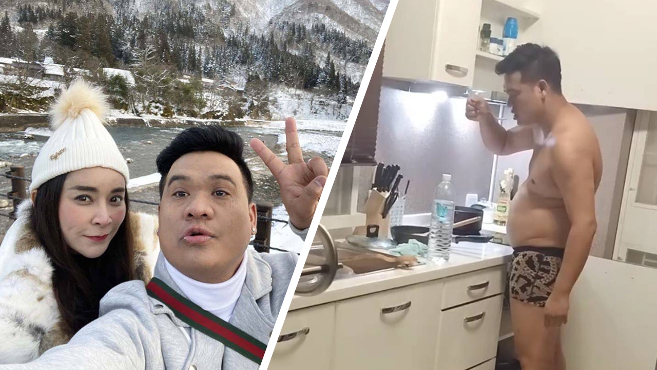 ใหม่ สุคนธวา แอบถ่ายภาพสามี หมดกันสภาพผู้บริหาร 100 ล้าน (คลิป)