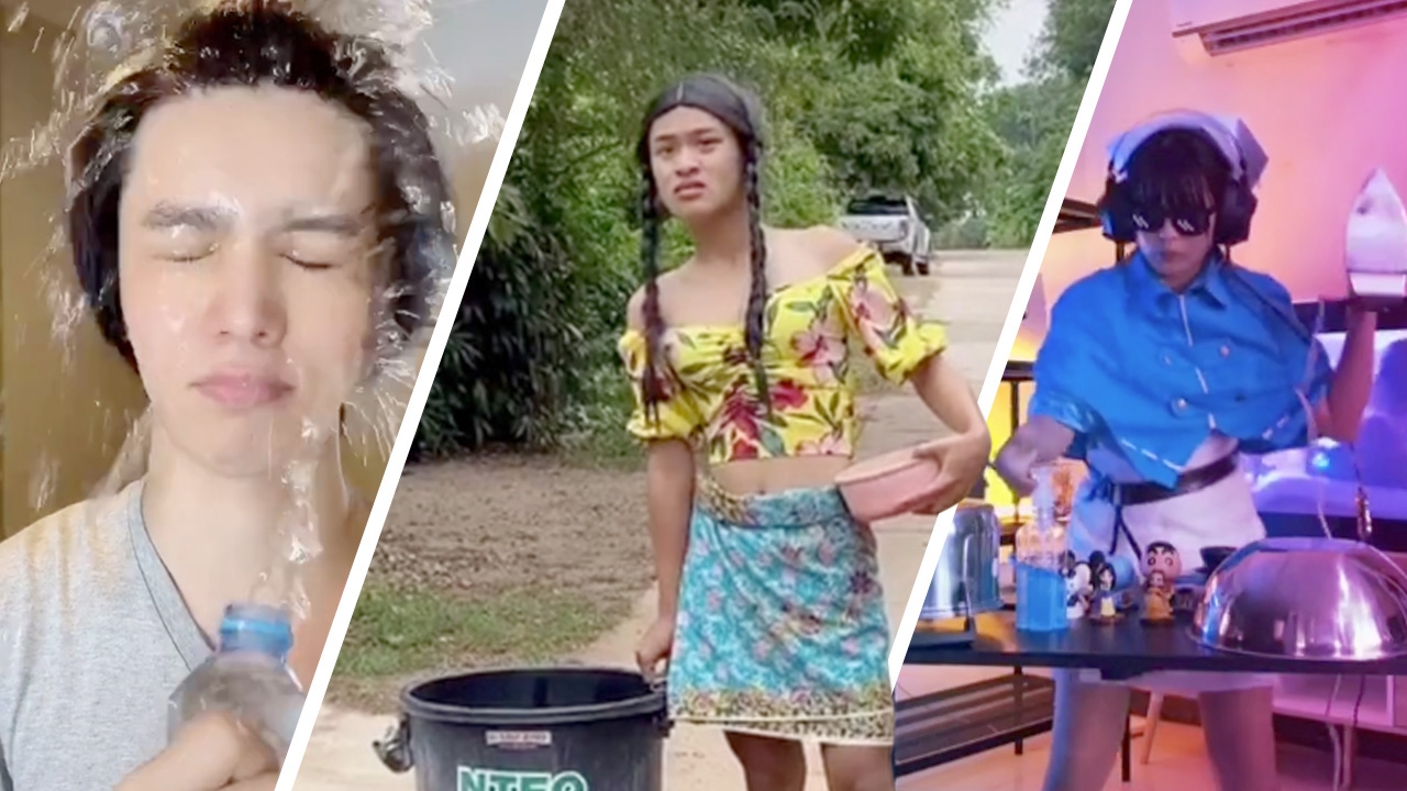 รวมคลิปเต้นสงกรานต์ 63 ผ่าน TikTok สาดน้ำออนไลน์ โควิดหายค่อยเจอกัน