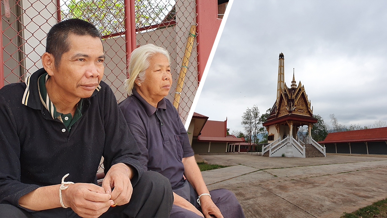 2 แม่ลูกอาศัยวัดเป็นบ้าน สุขตามอัตภาพ รอวันมีงานศพพอได้เงินจุนเจือ