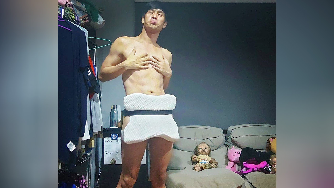 อื้อหือ โอ อนุชิต ทำ #pillowchallenge สุดหวิว เจอคนแซวหันหลังด้วย