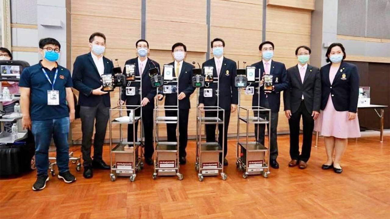 “CU-RoboCovid” กองทัพหุ่นยนต์...สู้โควิด-19