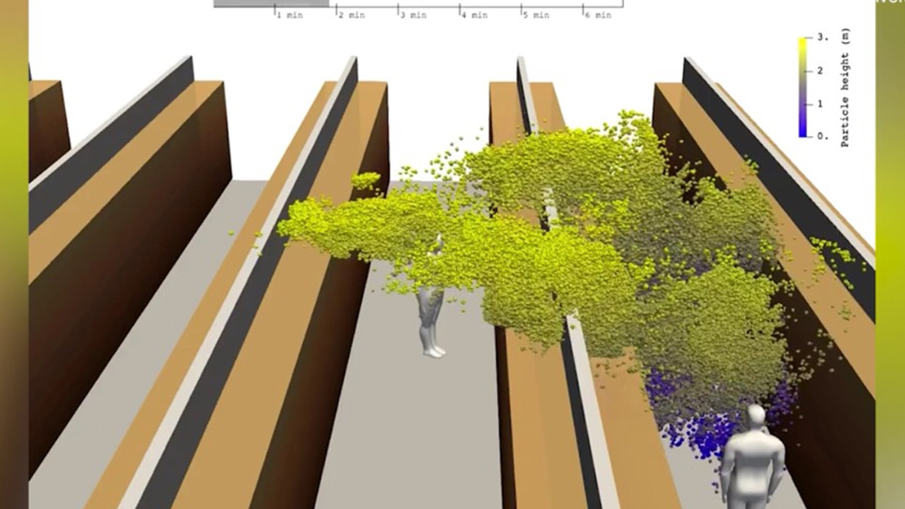 ทีมนักวิทย์ฟินแลนด์ เผยคลิปสุดช็อก ละอองฝอยน้ำลายพาโควิดฟุ้งไกลขนาดนี้