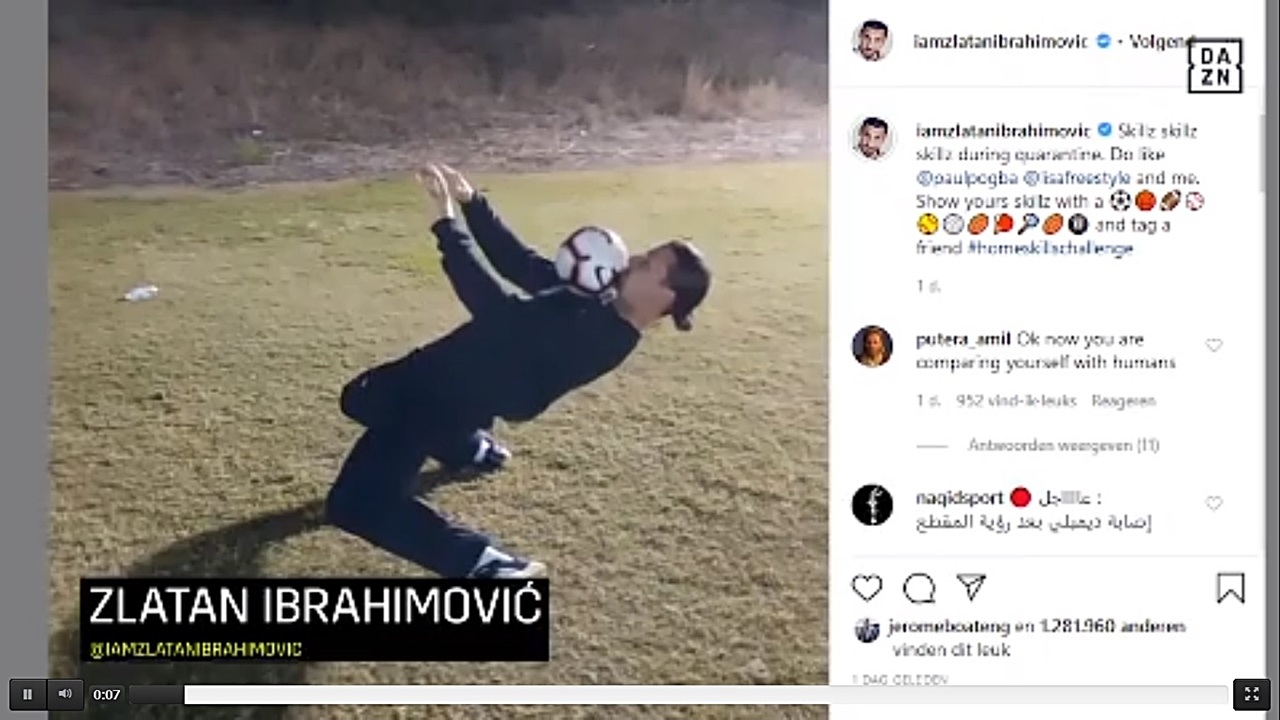 ชมคลิป นักฟุตบอลชื่อดังทำกิจกรรมยามว่างที่บ้าน ช่วงโควิด-19 ระบาด