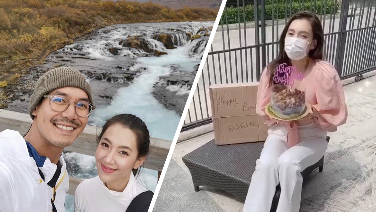 ชมความน่ารัก เบลล่า ใส่แมสก์ร้องเพลงถือเค้กอวยพรวันเกิด เวียร์ (คลิป)