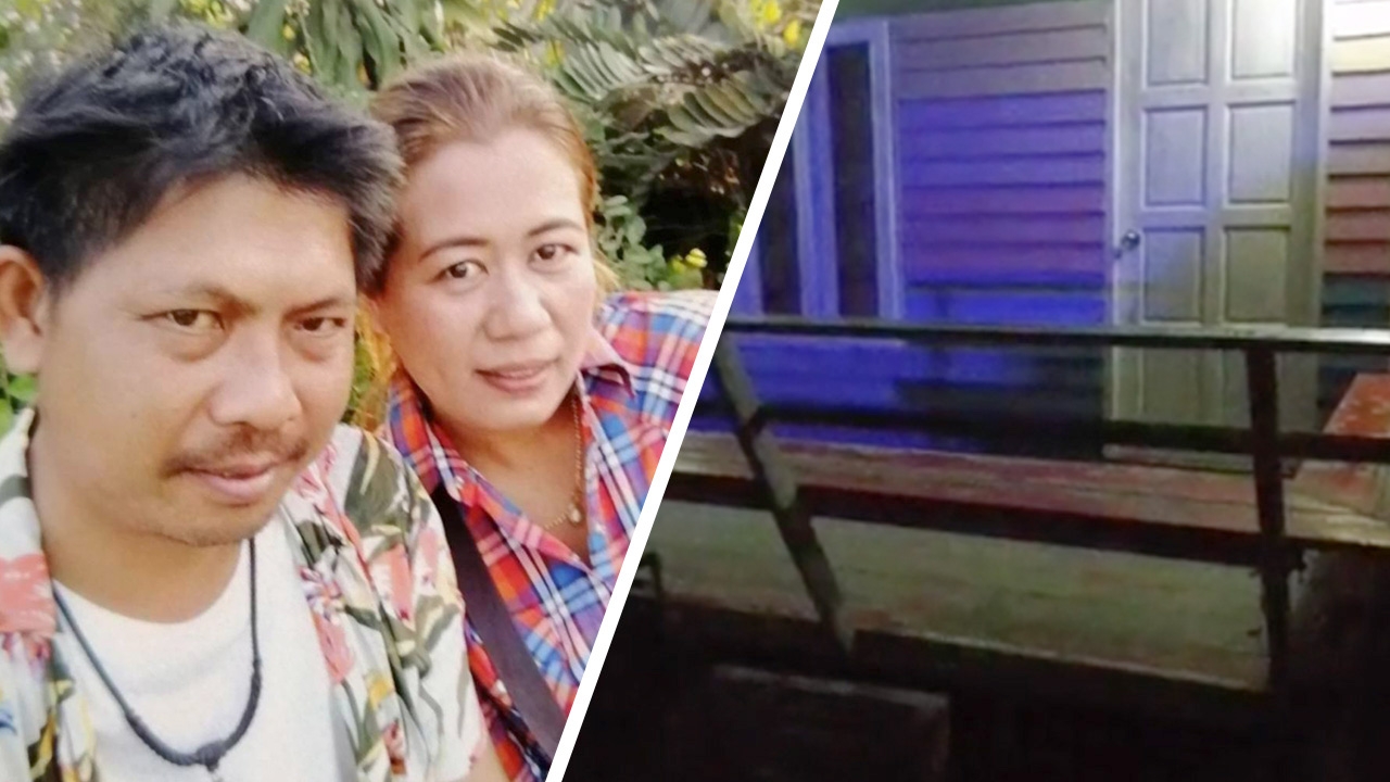 ผัวทะเลาะเมียโมโห ไม่ให้เงินซื้อเหล้า เปิดมุ้งชัก 11 มม.ยิงเมียดับคาที่