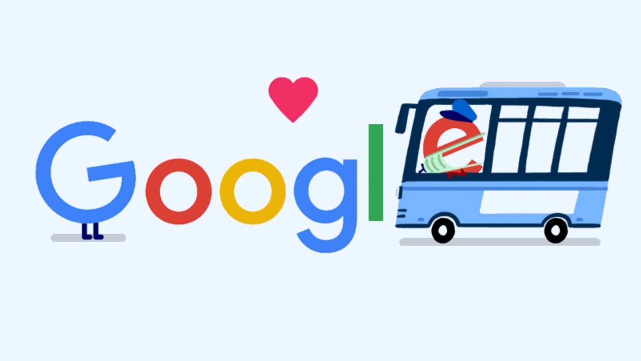 Google เปลี่ยนดูเดิล ให้กำลังใจพนักงานขนส่งสาธารณะ หลังคนขับรถเมล์ ตายจากโควิด