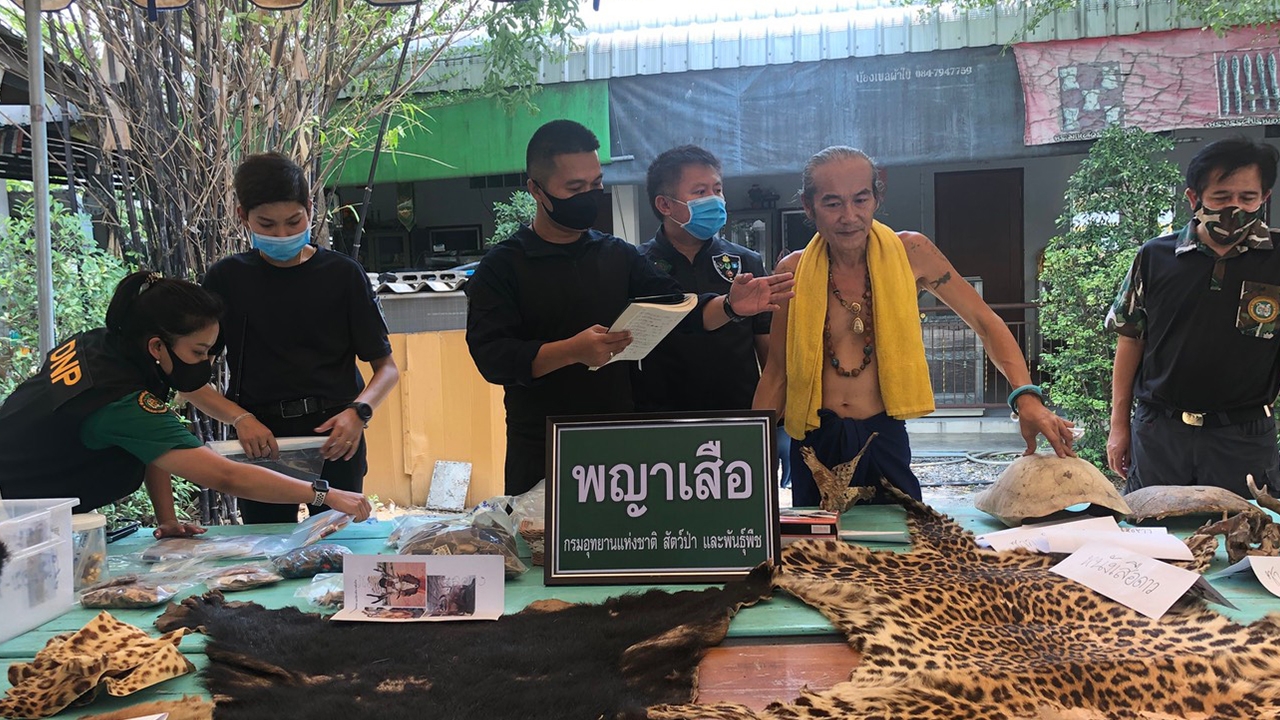 ค้น “อาศรม อ.คม” ซากสัตว์ป่าสงวน-สัตว์ป่าคุ้มครองอื้อ ปลุกเสกทำของขลัง