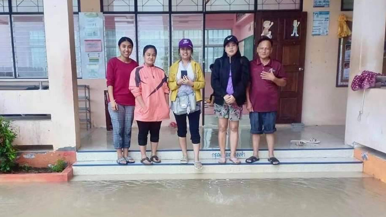 "เพ็ญศิริ" เครียด หลังยิมยกน้ำหนักที่ทุ่งสง ได้รับผลกระทบน้ำท่วม