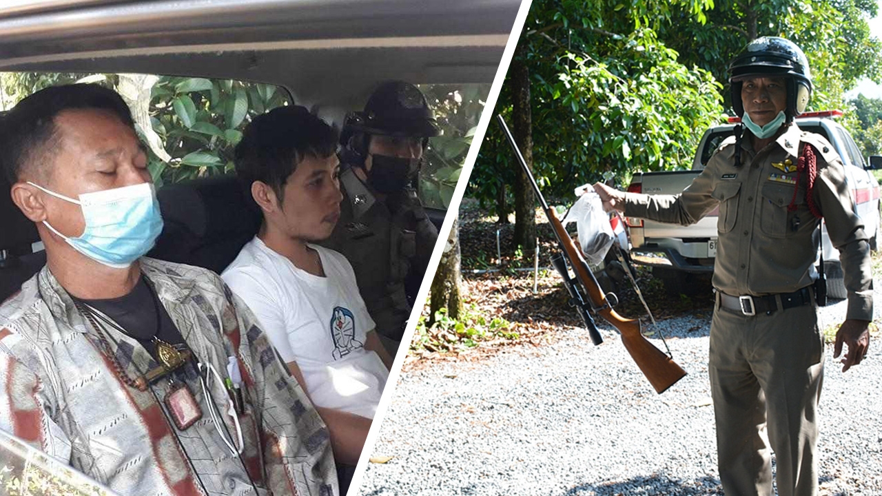 ซุ่มสังหารด้วยปืนยาว สไนเปอร์ป่วยจิต ยิงหัวผู้รับเหมาคาสวนผลไม้ 