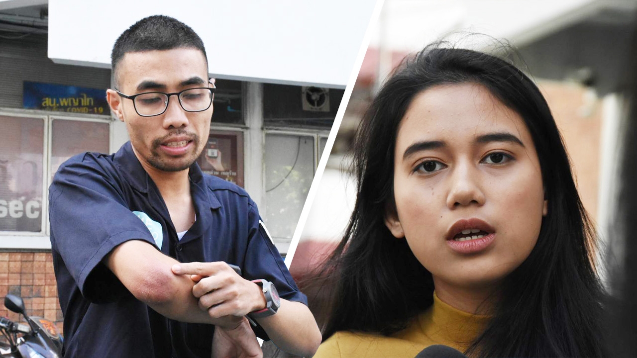 "โตโต้-มายด์" และพวก รวม 12 คน เข้ารับทราบข้อหา ฝ่าฝืน พ.ร.ก.ฉุกเฉิน