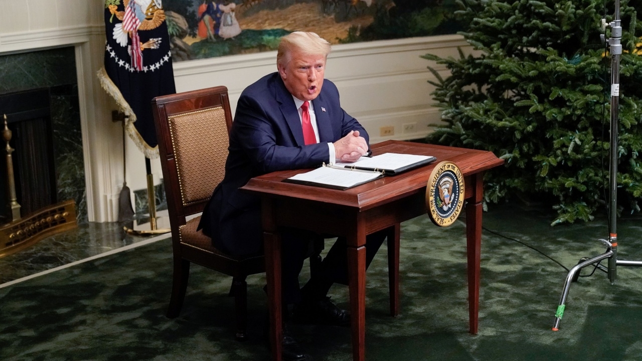 ทรัมป์ลั่นพร้อมจะออกจากทำเนียบขาว ถ้าไบเดนพิสูจน์ได้ว่าไม่โกงเลือกตั้ง