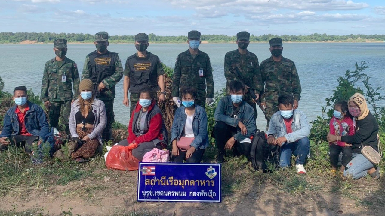 จับ 7 ชาวลาว ลักลอบเข้าเมืองไปทำงานกรุงเทพฯ ในช่วงเฝ้าระวังโควิด-19