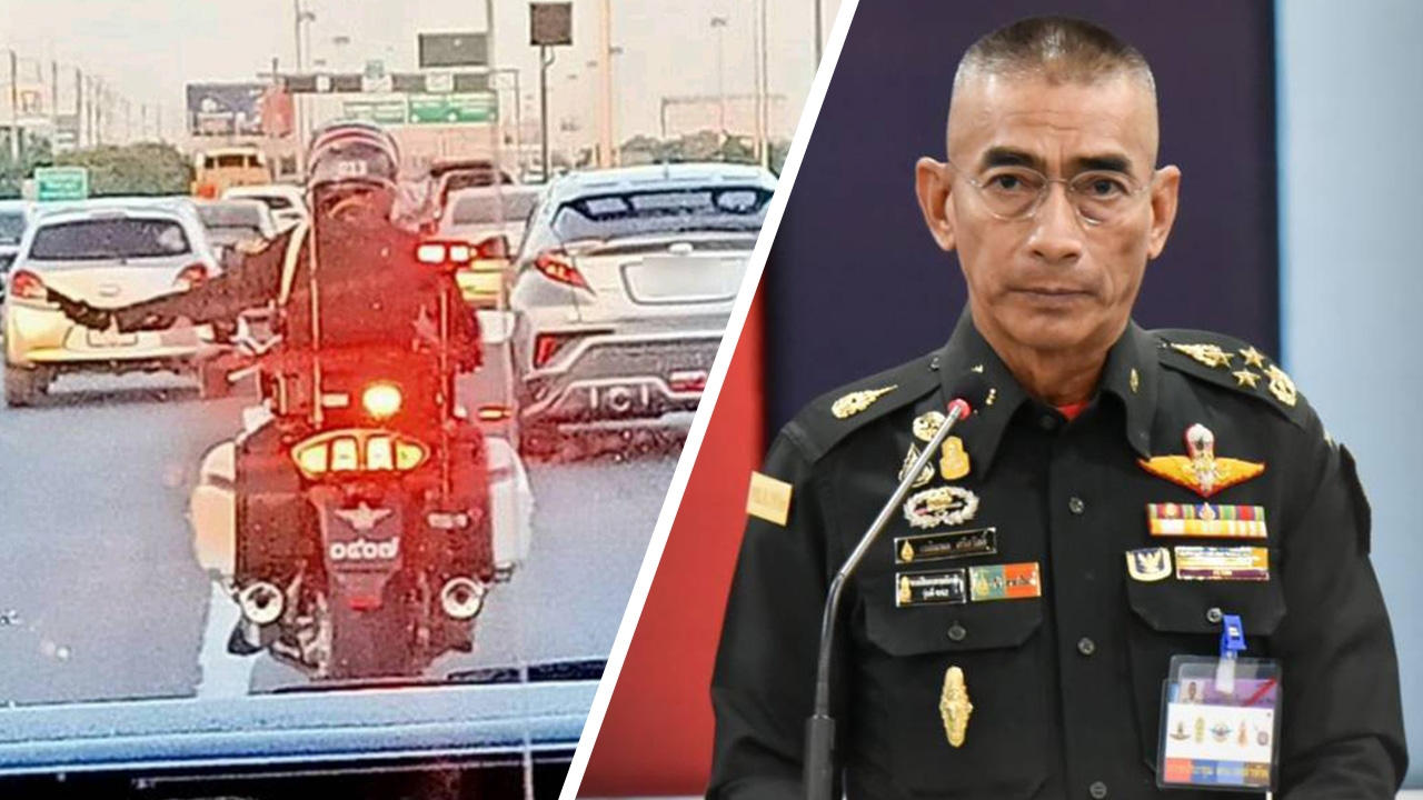 "บิ๊กแก้ว" ชม สห.ทัพไทย ขี่ฉลามบกนำรถพยาบาลส่งผู้ป่วยถึง รพ.