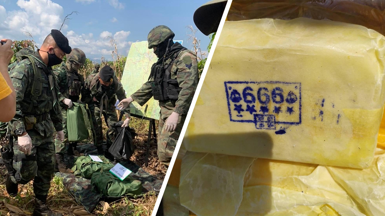 กกล.ผาเมือง ยิงปะทะแก๊งค้ายาบ้าแนวชายแดน ก่อนยึดได้ 3 แสนเม็ด