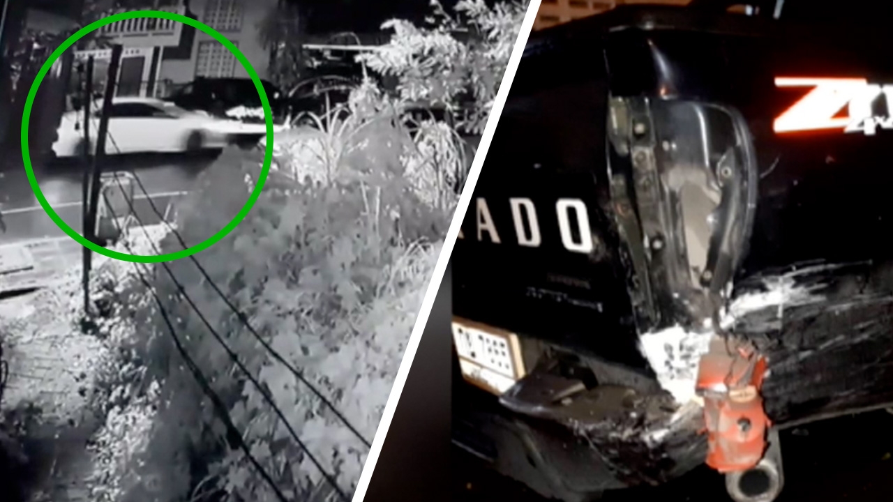 ล่าเก๋งขาวชนแล้วหนี เจ้าของกระบะลั่นหากกลับมาเคลียร์ จะไม่เอาเรื่อง