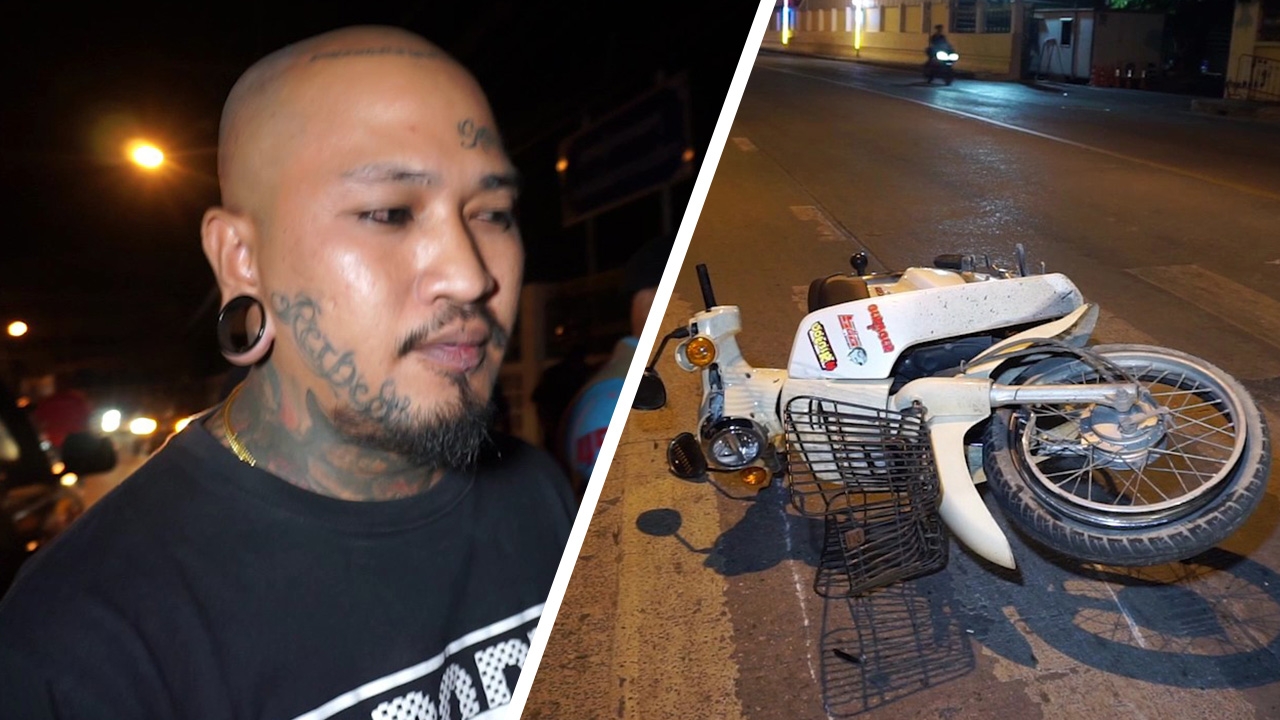 พูดเป็นลาง อาจเป็นวันสุดท้ายที่กูได้กอดมึง สุดท้ายตายจริง จยย.แหกโค้ง