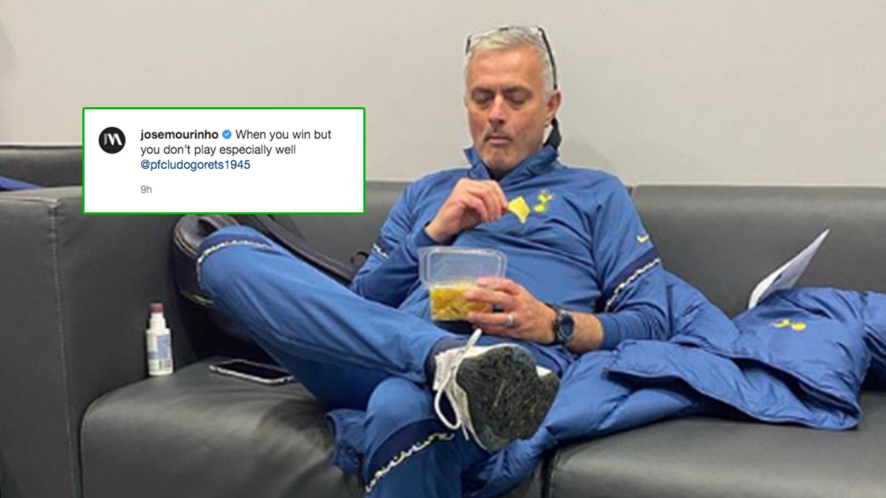 มาอีกแล้ว "มูรินโญ" ออกแอ็กชั่นบนไอจี สื่อถึงสเปอร์สเกมบุกสอยลูโดโกเรตส์