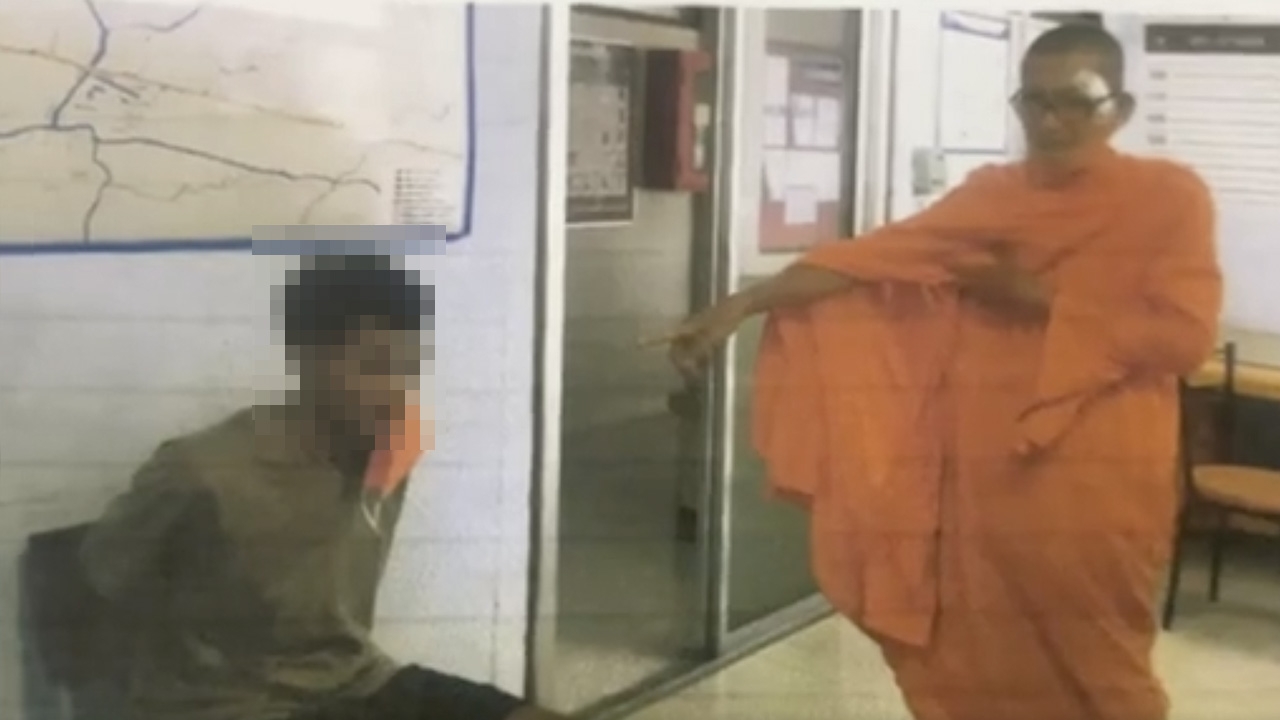 รวบเด็กวัดขี้ยา ชกหลวงตาคิ้วแตกเย็บ 6 เข็ม อ้างฉุนหมา-เสพยาจนหลอน