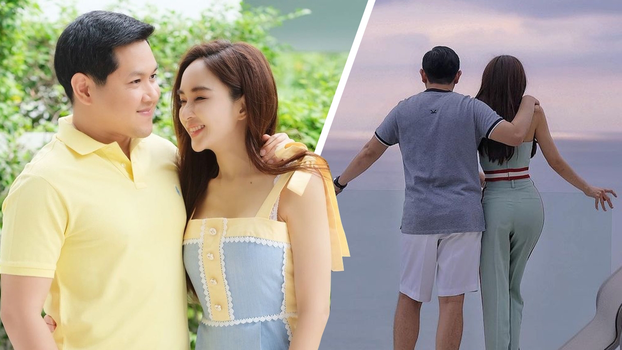 ป๊อป นิธิ ยืนยันความโรแมนติก โอบไหล่ เป้ย ดูพระอาทิตย์ตกดินด้วยกัน