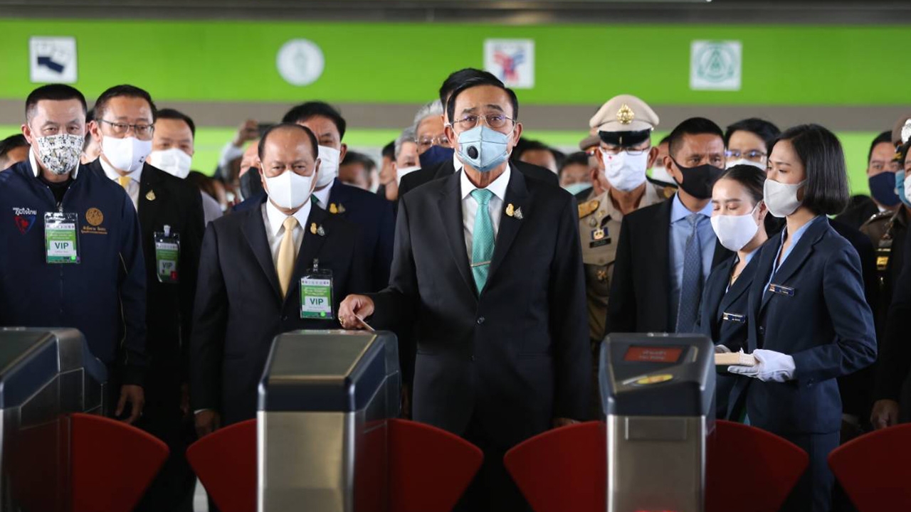 นายกฯ เปิดรถไฟฟ้าสายสีเขียว หมอชิต-สะพานใหม่-คูคต ย้ำทุกอย่างต้องโปร่งใส