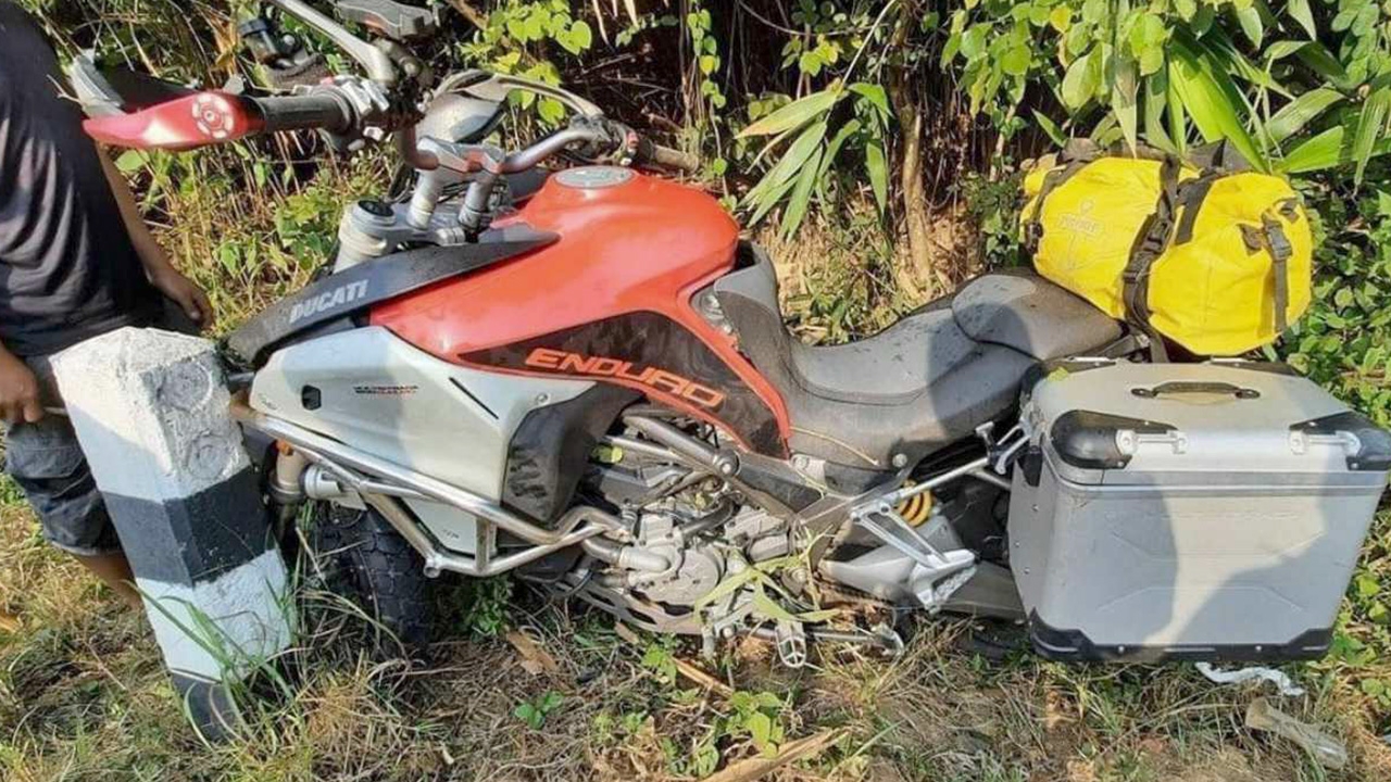 หนุ่มกรุงขี่ดูคาติ ขึ้นเหนือสัมผัสหนาว แหกโค้งดับที่แพร่ 