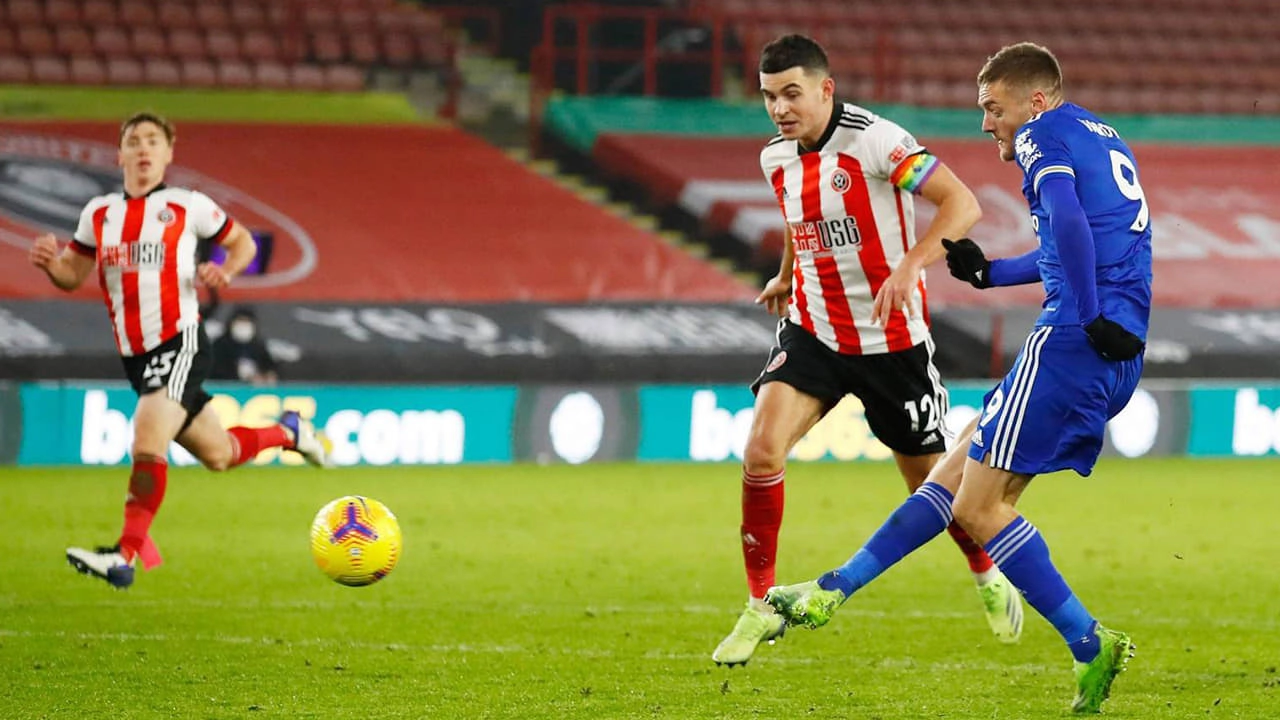 วาร์ดีซัด น.90 "เลสเตอร์" บุกเฉือน "เชฟฟิลด์" 2-1 ศึกพรีเมียร์ลีก