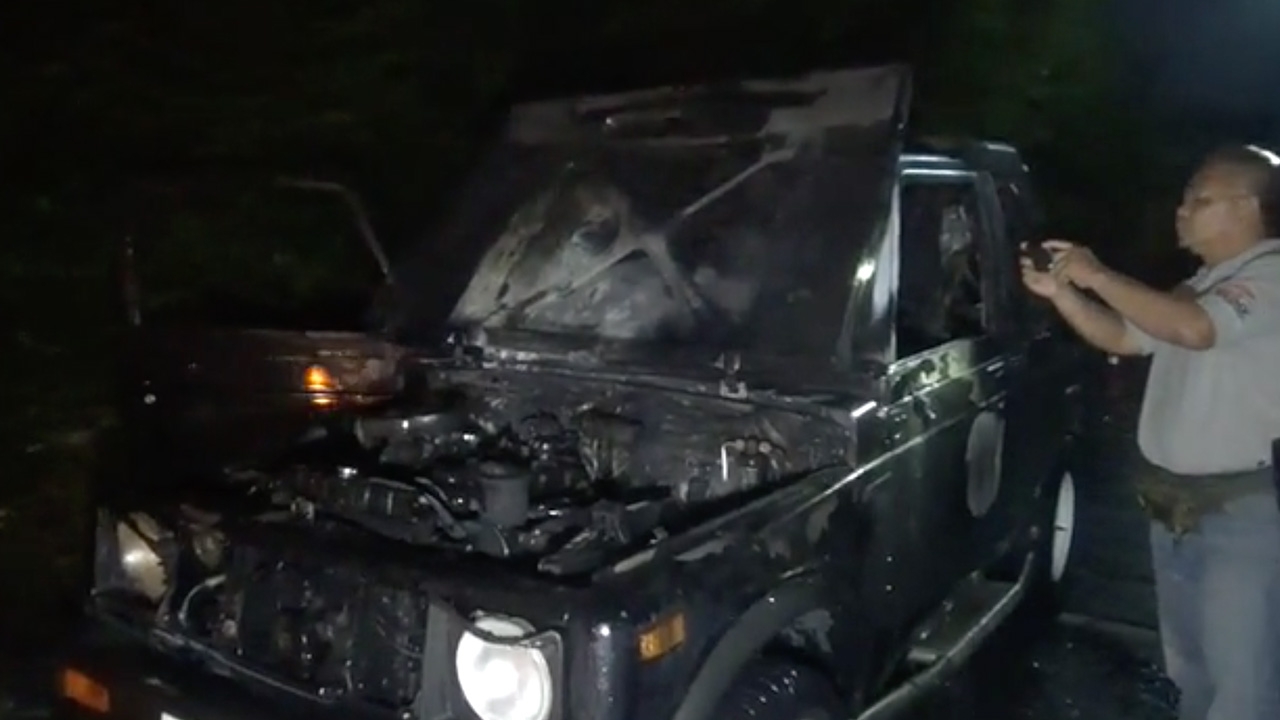 หนุ่มเซ็ง ซื้อรถมือสองมาวันเดียว ขับแค่ 500 ม. ไฟไหม้วอดทั้งคัน