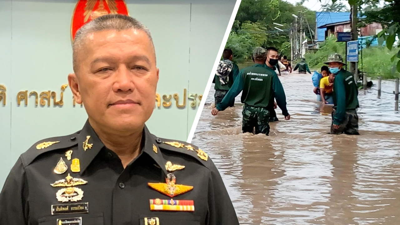 ทบ. ส่งทหารช่วยเหลือน้ำท่วมโคราช พร้อมเข้าบรรเทาความเดือดร้อนปชช.