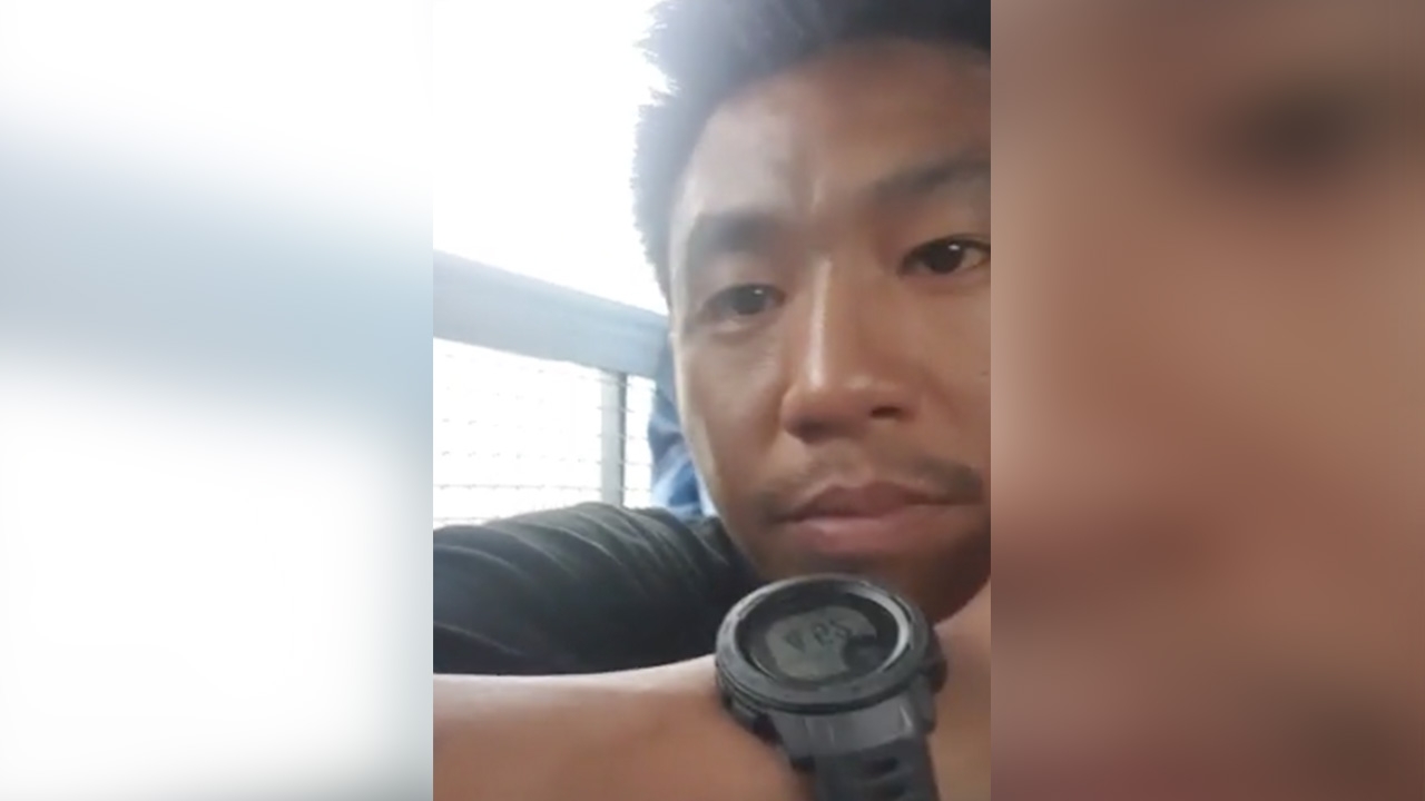 "ไผ่ ดาวดิน" ไลฟ์สดผ่านรถต้องขัง มุ่งหน้าไป "ตชด.ภาค 1"