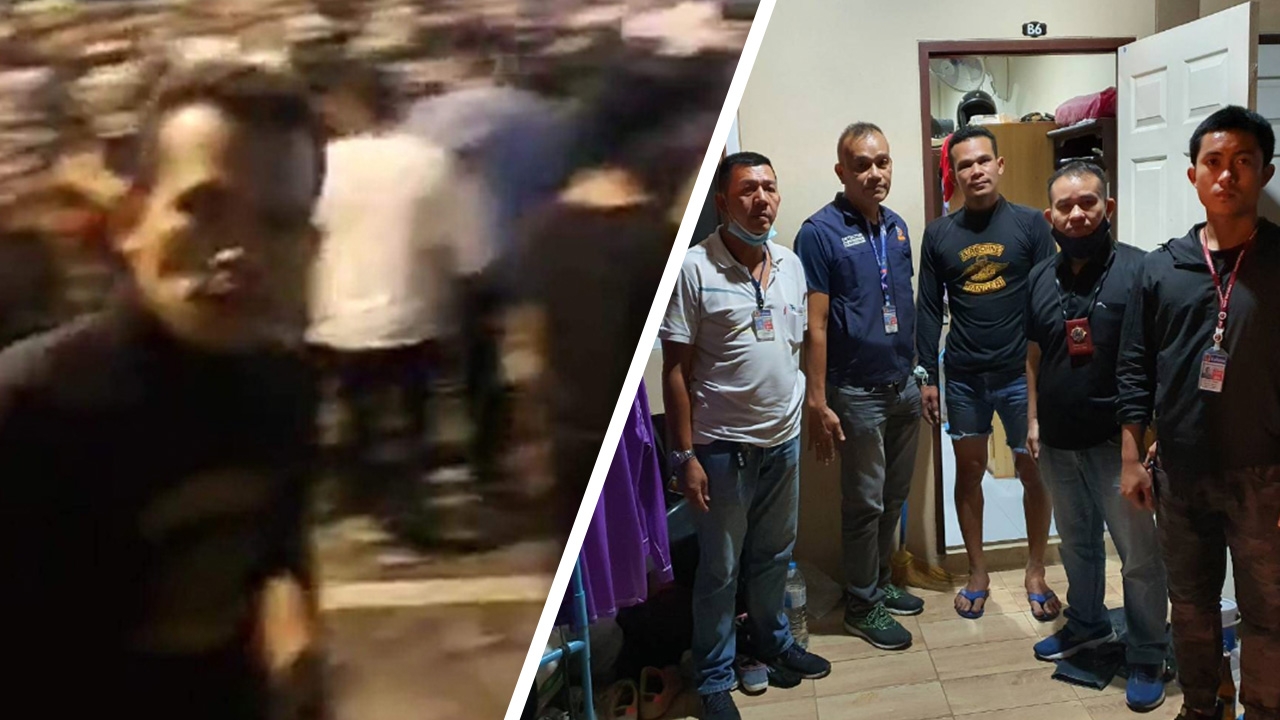 จับแล้ว เหตุชุลมุน ป้อม สน.บางนา-หนุ่มปลอมเป็นตำรวจ ไปชุมนุม