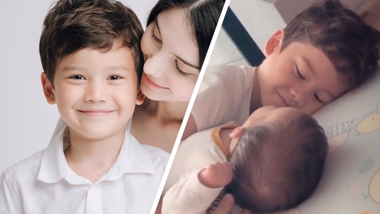 ซาร่า เผยโมเมนต์น่ารัก พี่แม็กซ์เวลล์ ช่วยเลี้ยง น้องเอมมิลี่