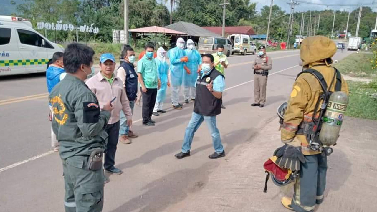 แอมโมเนียโรงงานน้ำแข็งเขาค้อรั่ว ควบคุมไม่ได้ ปิดถนนอพยพชาวบ้านหนีแล้ว