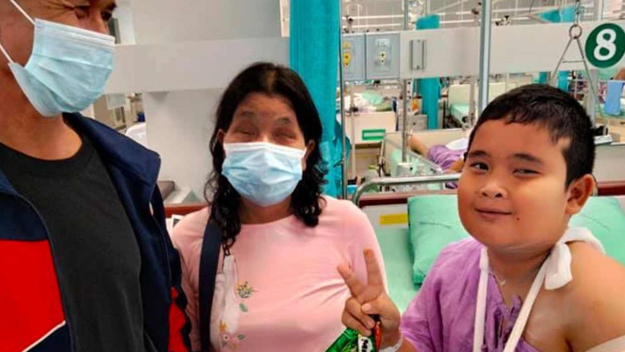 เรื่องร้ายผ่านไปแล้ว น้องแมนยูยิ้มได้ ยอดเงินบริจาคทะลุ 4 ล้าน